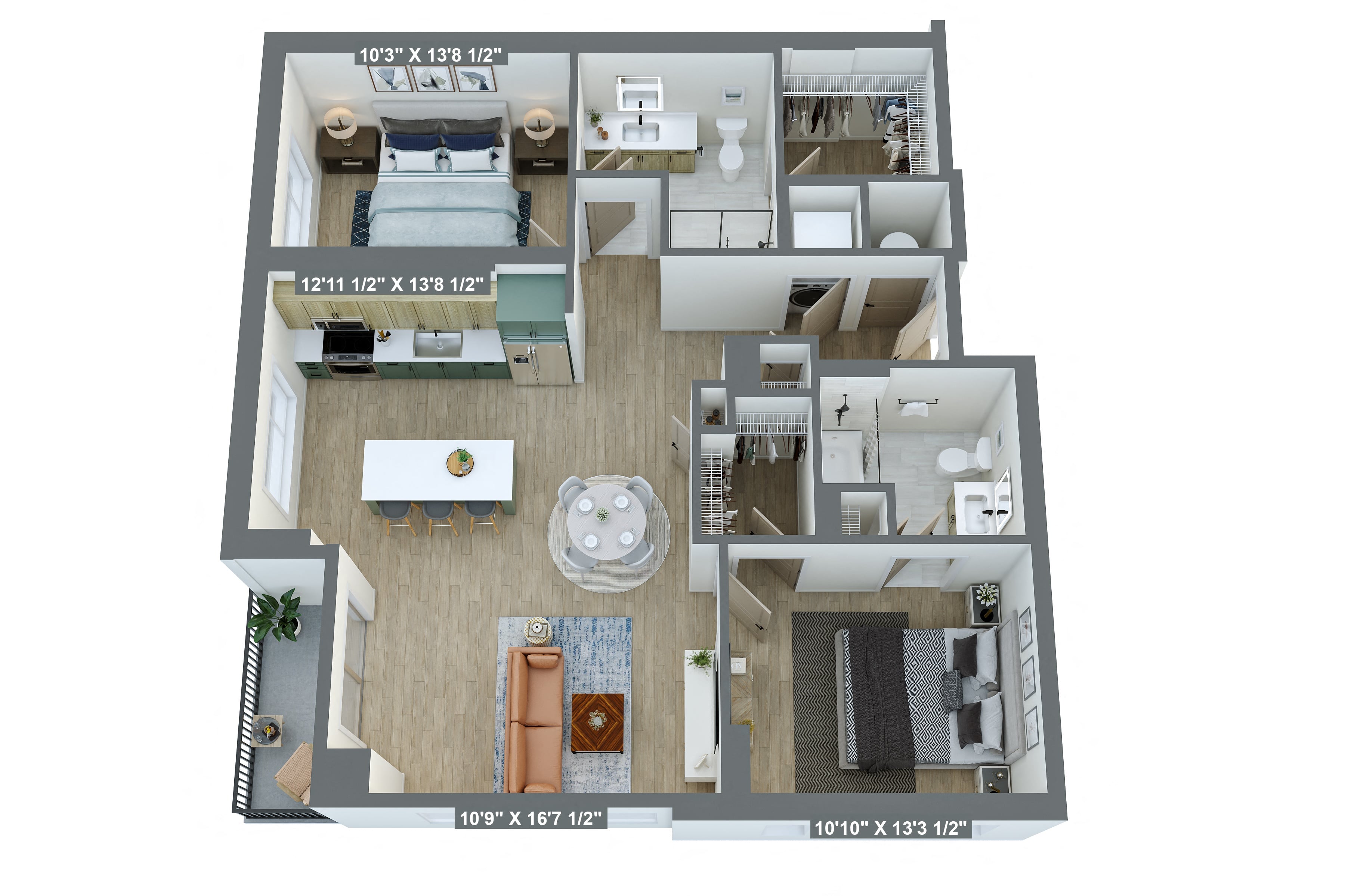 Floor plan layout diagram for B5